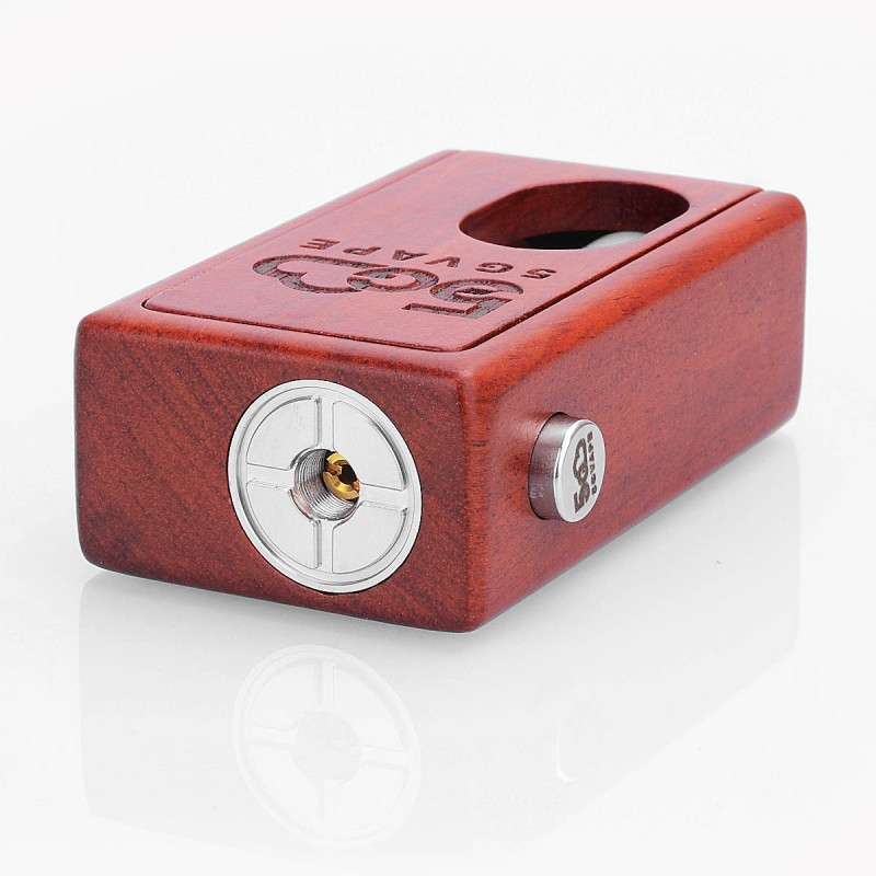 Authentic 5GVape Supercar Red Rosewood 8ml 18650 Squonk Box Mod