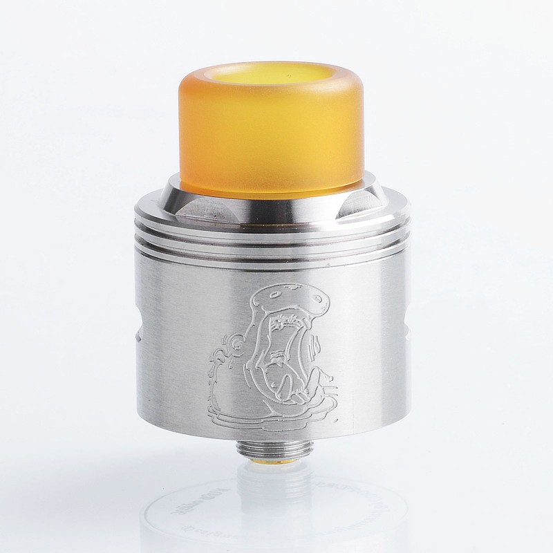  Authentic Coppervape Hippo BF RDA Silver 316SS 24mm Atomizer - $12.99