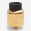 Authentic Hell Trishul RDA Gold SS Brass 24mm Rebuildable Atomizer