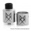 Authentic Grimm Green X Ohm Boy Recoil RDA Silver 24mm Atomizer