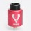 Authentic Vapjoy Viper BF RDA Red Aluminum SS 24mm Squonk Atomizer
