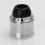 Authentic Aug Merlin Mini Silver Stainless Steel RDA Top Cap Kit