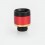 Replacement Red Aluminum POM 17mm Drip Tip for Uwell Crown 3 Tank