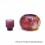 Authentic Iwode Purple Drip Tip + Tube for TFV8 Big Baby Tank