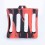 Authentic Iwode Black Red Silicone Case for Quad 18650 Batteries