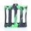 Authentic Iwode Black Green Silicone Case for Quad 18650 Batteries