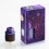 Authentic VBS Iron Surface Purple Resin Squonk Mod + Vivid RDA Kit