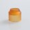Authentic fly Orange PMMA Top Cap for Galaxies MTL RDA