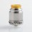 Authentic Hell Anglo RDA Silver 316SS 24mm Rebuildable Atomizer