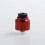 Buy CoilART DPRO Mini RDA Red 22mm SS Squonk Atomizer