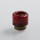 Buy Shield Red Resin 16.5mm 810 Drip Tip for TFV8 / Goon / Kennedy