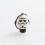 Buy soon White POM Silicone Stormtrooper 510 Drip Tip with Cap