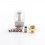 ULTON DOTSHELL Style Replacement Tank RBA w/ 3 MTL Pin for dotAIO Portable AIO Kit - PCTG, 1.0mm + 1.2mm + 1.5mm