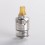 Four One Five 415 S61 Genesis Atomizer Style RDTA Rebuildable Dripping Tank Atomizer - Silver, Stainless Steel + Glass, 22mm