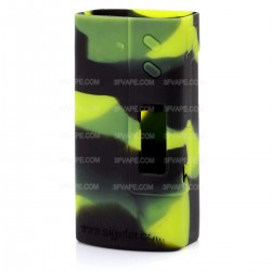 Authentic Vapesoon Protective Silicone Case Sleeve for Sigelei Fuchai 213W Mod - Black + Green