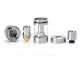 Authentic Uwell Crown II V2 Sub Ohm Tank Atomizer - Silver, Stainless Steel, 4ml, 24mm Diameter