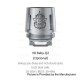 [Ships from Bonded Warehouse] Authentic SMOKTech SMOK TFV8 Baby-Q2 Coil Head - Silver, Stainless Steel, 0.6 Ohm (5 PCS)