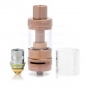 Authentic Uwell Crown II V2 Sub Ohm Tank Atomizer - Brown, Stainless Steel, 4ml, 24mm Diameter