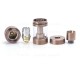 Authentic Uwell Crown II V2 Sub Ohm Tank Atomizer - Brown, Stainless Steel, 4ml, 24mm Diameter