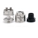 Authentic OBS Frost Wyrm RDTA Rebuildable Dripping Tank Atomizer - Silver, Stainless Steel, 3.3ml, 25mm Diameter