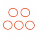 Authentic SMOKTech SMOK TFV8 Baby Top Sealing O-Rings - Orange, Silicone (5 PCS)