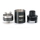 Authentic Eleaf Coral RDA Rebuildable Dripping Atomizer w/ Bottom Feeder - Black, Stainless Steel, 22mm Diameter
