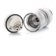 Authentic Oumier Magic Winds RTA Rebuildable Tank Atomizer - Silver, Stainless Steel + Glass, 2mL, 22mm Diameter