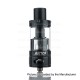 Authentic Horizon Arctic V12 Sub Ohm Tank Clearomizer - Black, Stainless Steel + Glass, 5mL, 0.1 / 0.3 Ohm, 25.5mm Diameter