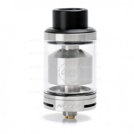 Authentic CoilArt Mage GTA Genesis Tank Atomizer - Silver, Stainless Steel + Glass, 3.5mL, 24mm Diameter
