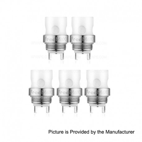 Authentic FreeMax Starre Pure Tank Replacement CCC Ceramic Cover Coil Heads - 0.5 Ohm (20~50W) (5 PCS)
