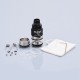 Authentic OBS Frost Wyrm RDTA Rebuildable Dripping Tank Atomizer - Black, Stainless Steel, 3.3ml, 25mm Diameter