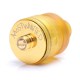 Authentic Hellvape Mostwanted RDA Rebuildable Dripping Atomizer - Brown, 316 Stainless Steel + PEI, 22mm Diameter