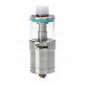 Authentic Fuumy FZ RTA Rebuildable Tank Atomizer - Silver, Stainless Steel + Glass, 3.5mL, 24mm Diameter