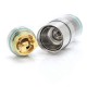 Authentic Fummy FZ RTA Rebuildable Tank Atomizer - Silver, Stainless Steel + Glass, 3.5mL, 24mm Diameter