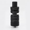 Authentic Uwell D2 RTA Rebuildable Tank Atomizer - Matte Black, Stainless Steel + Glass, 4ml, 24.7mm Diameter