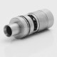 Authentic Uwell D2 RTA Rebuildable Tank Atomizer - Matte Silver, Stainless Steel + Glass, 4ml, 24.7mm Diameter