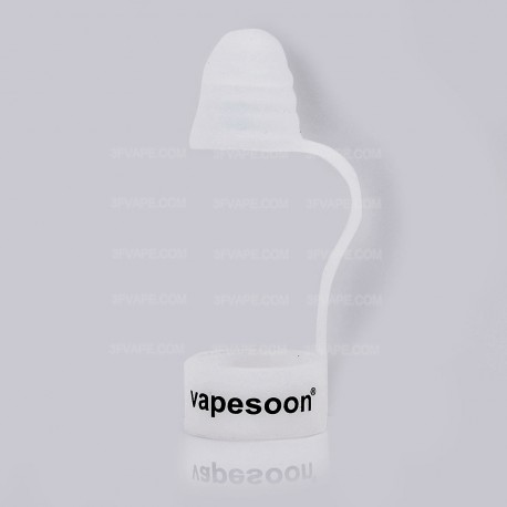 Authentic Vapesoon Universal Silicone Sanitary Cap / Combo Anti-Slip Band + Anti-Dust Cap - Translucent