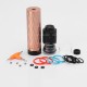 Authentic GeekVape Karma Kit Mechanical Mod + 2-in-1 RDTA / RDA Atomizer - Copper, Copper + Stainless Steel, 1 x 18650, 25mm