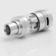 Authentic Uwell Crown Mini Sub Ohm Tank Subtank Clearomizer - Silver, Stainless Steel + Glass, 2.0ml, 0.25 ohm, 22mm Diameter
