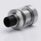 Authentic Wotofo Serpent Alto RTA Rebuildable Tank Atomizer - Silver, Stainless Steel + Glass, 2.5ml, 22mm Diameter