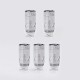 Authentic SMOKJOY Coil Heads for Air 50S Kit / Club 50 Micro Kit - Silver, 0.6 Ohm (15~40W) (5 PCS)