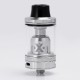 Authentic IJOY EXO X Sub-ohm Tank Clearomizer - Silver, Stainless Steel + Glass, 4.7ml, 24.5mm Diameter