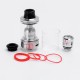 Authentic IJOY EXO X Sub-ohm Tank Clearomizer - Silver, Stainless Steel + Glass, 4.7ml, 24.5mm Diameter