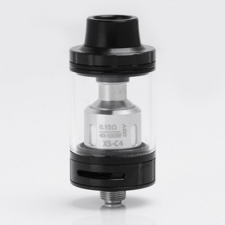 Authentic IJOY EXO S Sub-ohm Tank Clearomizer - Black, Stainless Steel + Glass, 3.2ml, 22mm Diameter