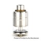 Authentic Wotofo Serpent RDTA Rebuildable Dripping Tank Atomizer - Silver, Stainless Steel + Glass, 2.5ml, 22mm Diameter
