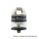 Authentic Horizon Duos RDTA Rebuildable Dripping Tank Atomizer - Silver, Stainless Steel + Glass, 5ml, 25mm Diameter