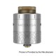 Authentic GeekVape Medusa RDTA Rebuildable Dripping Tank Atomizer - Silver, Stainless Steel, 3ml, 25mm Diameter