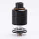 Authentic Wotofo Serpent RDTA Rebuildable Dripping Tank Atomizer - Black, Stainless Steel + Glass, 2.5ml, 22mm Diameter