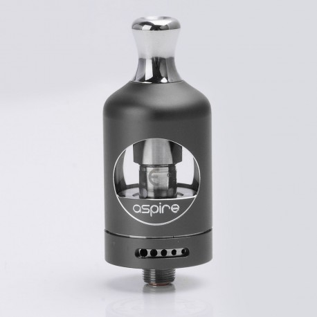 Authentic Aspire Nautilus 2 Tank Atomizer Clearomizer - Grey, Aluminum + Glass, 2ml, 0.7 Ohm, 22mm Diameter