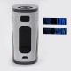 Authentic Hugo Vape BUSTER 250 DNA250 VW Variable Wattage Box Mod - Silver, Zinc Alloy + Stainless Steel, 1~250W, 3 x 18650